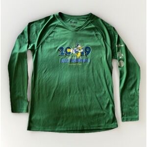 Disney World Half Marathon 2019 Shirt Mens Large Green Donald Duck Running Gym